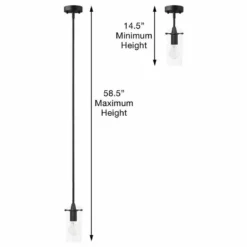 Linea Di Liara Effimero 1-Light Stem Hung Pendant Lamp, Black -Ceiling Lighting Shop 5fa1a86f073c9bfa 9649 w800 h800 b1 p0