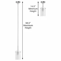 Linea Di Liara Effimero 1-Light Stem Hung Pendant Lamp, Medium, Brushed Nickel -Ceiling Lighting Shop 5fd1a2f70715402f 6417 w800 h800 b1 p0