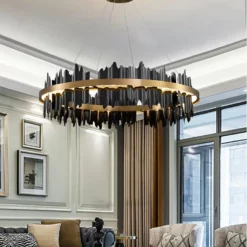 Miron Demid LLC Modern Led Chandelier For Living Room, Dining Room, Bedroom., Black, 31.5'' 12 Miron Demid LLC Modern Led Chandelier For Living Room, Dining Room, Bedroom., Black, 31.5'' -Ceiling Lighting Shop 609119000feb44a8 1624 w800 h800 b0 p0