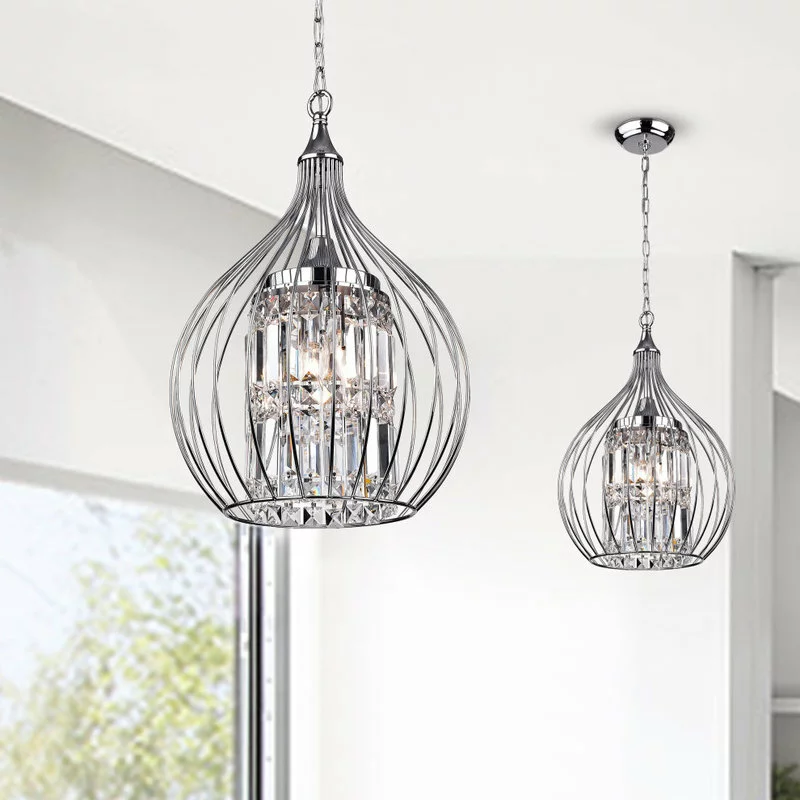 Greenville Signature Acatia 3-Light Chrome Foyer Pendant 1 Greenville Signature Acatia 3-Light Chrome Foyer Pendant