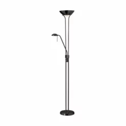 Dainolite Ltd. Mother And Son Floor Lamp, Matte Black