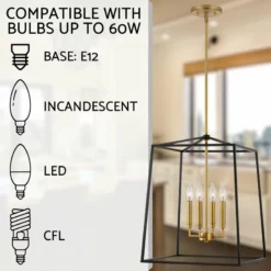 Kira Home Bellevue 18" Farmhouse Lantern Pendant Light, Adjustable Foyer -Ceiling Lighting Shop 6341300b00c7c264 8432 w800 h800 b0 p0