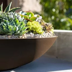 Veradek Lane Round Planter Bowl, Espresso, 24" -Ceiling Lighting Shop 646123e3026c3c95 2994 w800 h800 b0 p0