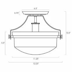 Kira Home Zurich 12" Rustic Farmhouse Ceiling Light, Glass Shade, Warm Brass 13 Kira Home Zurich 12" Rustic Farmhouse Ceiling Light, Glass Shade, Warm Brass -Ceiling Lighting Shop 64d1ca770dbcbdad 8689 w800 h800 b1 p0