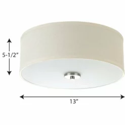 Progress Lighting Inspire 2-Light Flush Mount, Brushed Nickel -Ceiling Lighting Shop 64d1d4730f10601c 1627 w800 h800 b1 p0