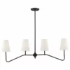 Trade Winds Lighting Trade Winds Madison Linear Chandelier In Oil Rubbed Bronze