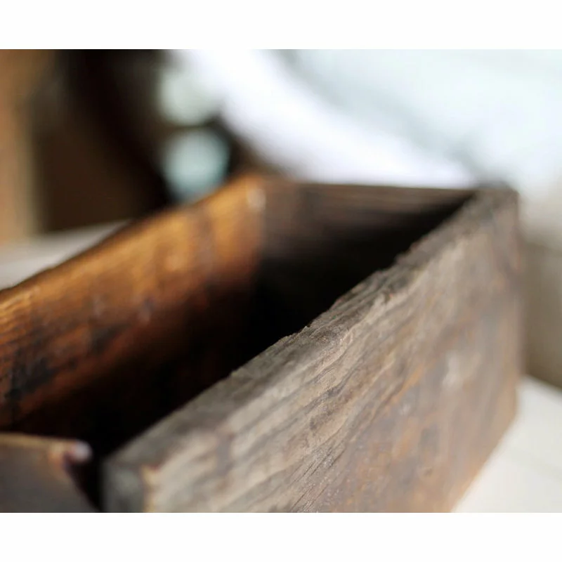 Red Oak Road 20" Rustic Farm Planters Box, Tall Version, Aged Rustic, 6" 2 Red Oak Road 20" Rustic Farm Planters Box, Tall Version, Aged Rustic, 6" - Image 2