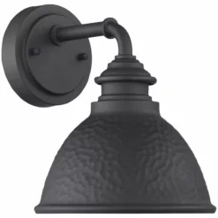 Progress Lighting Englewood Collection 1-Light Small Wall Lantern, Black