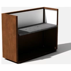 Veradek Metallic Series Corten Steel Span Planter, Large -Ceiling Lighting Shop 66916f4703124d9b 6724 w800 h800 b1 p0