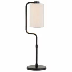 Henn&Hart 7" Blackened Bronze Metal/Fabric Table Lamp -Ceiling Lighting Shop 67019ebc00ca2d7b 2448 w800 h800 b1 p0