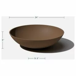 Veradek Lane Round Planter Bowl, Espresso, 24" -Ceiling Lighting Shop 68217573026c3c8c 2994 w800 h800 b1 p0