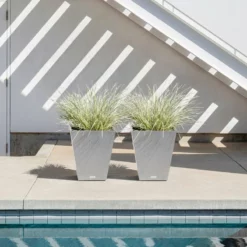 Veradek Nobleton Square Planter, Charcoal, 18" 11 Veradek Nobleton Square Planter, Charcoal, 18" -Ceiling Lighting Shop 68c1e5b90179609f 9627 w800 h800 b0 p0