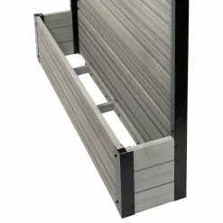 Enclo Privacy Screens 4ft Florence Freestanding WoodTek Vinyl Screen And Planter Box (Ash) -Ceiling Lighting Shop 68e1d6b502222db5 7580 w800 h800 b1 p0