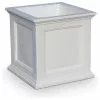 Mayne - Outdoor Products Of Distinction 20"W X 20"D X 20"H Fairfield Patio Planter, White