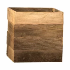 Pacific Royal Reclaimed Wooden Patio Planter, Large