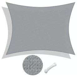 Yescom 13x10 Ft 97% UV Block Rectangle Sun Shade Sail HDPE Canopy Cover Net