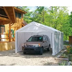 ShelterLogic Canopy Enclosure Kit 10'x20' White, Canopy Cover And Frame Sold Separately -Ceiling Lighting Shop 6ac13efb0a7e08b8 9290 w800 h800 b0 p0