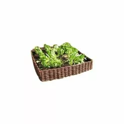 Master Garden Products Complete Woven Willow Raised Bed, 48"W X 96"L X 10"H