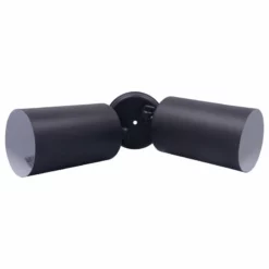 NICOR Lighting 150-Watt Double Cylinder Adjustable Security Flood Light, Black -Ceiling Lighting Shop 6cd10cec0345c4e0 0952 w800 h800 b1 p0