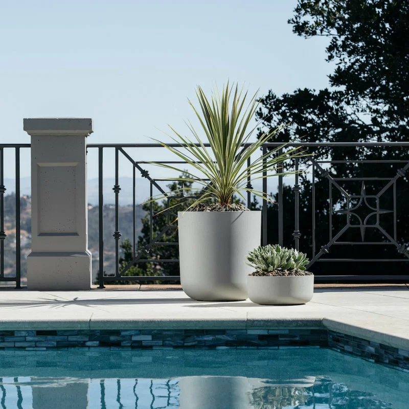 Veradek Pure Series Kona Planter, Gray, 20 In. 5 Veradek Pure Series Kona Planter, Gray, 20 In. - Image 5