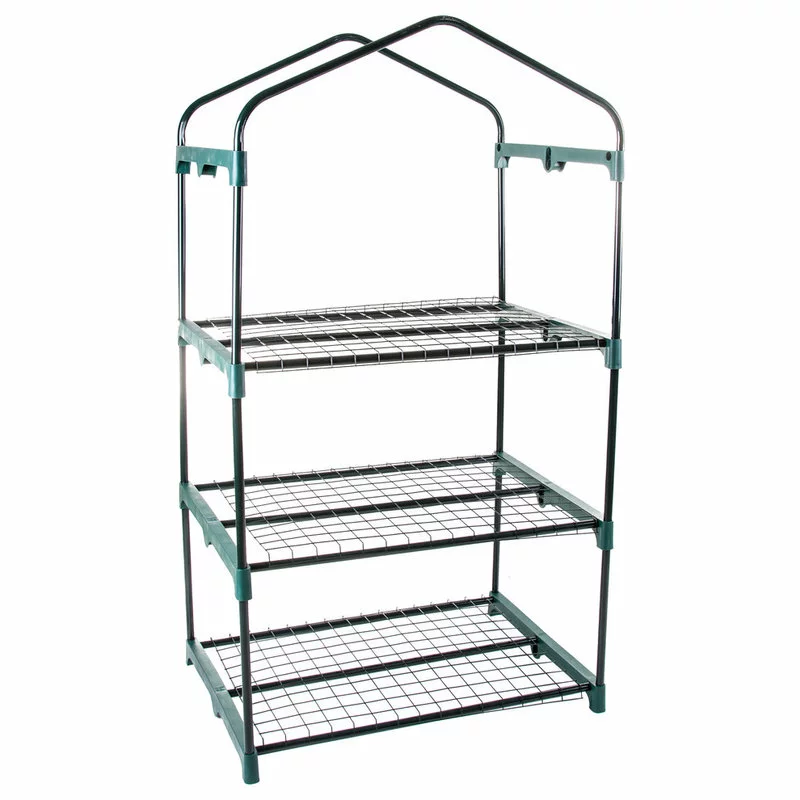Pure Garden 3 Tier Mini Greenhouse With 3 Shelves 27.5x19x50 Inches 5 Pure Garden 3 Tier Mini Greenhouse With 3 Shelves 27.5x19x50 Inches - Image 5