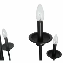 LNC Lighting LNC Modern Farmhouse Candle-Style 9-Light Black Chandelier -Ceiling Lighting Shop 6e714a5d033a9d8e 8731 w800 h800 b1 p0