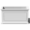 Veradek Brixton Long Planter, 33", White