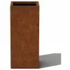 Veradek Metallic Series Corten Steel Pedestal Planter, Short