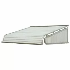NuImage Awnings 1500 Series Aluminum Door Canopy 48"x48" Projection, White