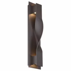 Modern Forms Twist LED Wall Light, Bronze