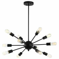 Light Society Zeplin 12-Light Sputnik Chandelier