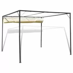 Vida XL International B.V. VidaXL Garden Gazebo With Retractable Roof Canopy 10'x10' Backyard Outdoor -Ceiling Lighting Shop 7051d6630928568c 4888 w800 h800 b1 p0