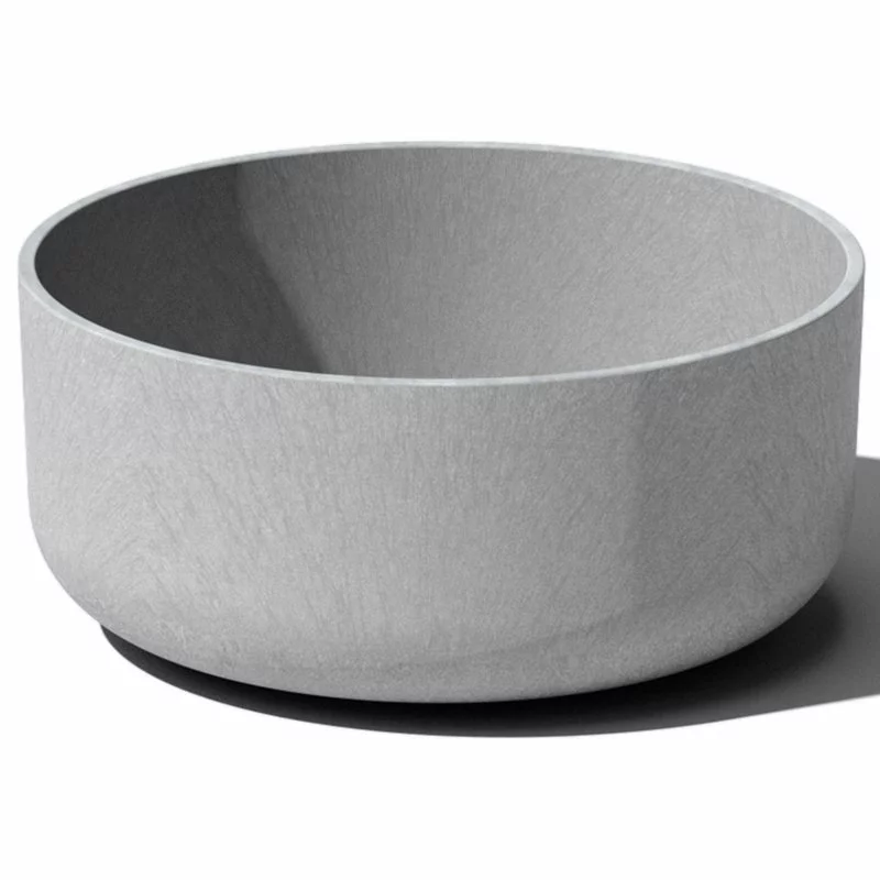 Veradek Pure Series Kona Bowl 14" Planter, Gray 1 Veradek Pure Series Kona Bowl 14" Planter, Gray