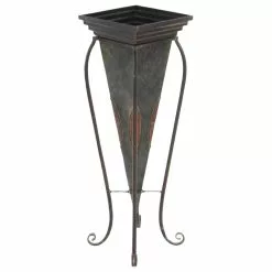 Benzara, Woodland Imprts, The Urban Port Antique Style Metal Planter Elegant Design Set Of 2 Patio Garden Decor 22766 -Ceiling Lighting Shop 71712810005231fc 7767 w800 h800 b1 p0