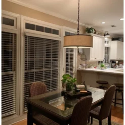 Kira Home Adelade 22.5" Drum Pendant Chandelier, Sand Fabric Shade, Glass -Ceiling Lighting Shop 72c154d40d5f5aba 8688 w800 h800 b0 p0