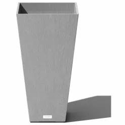 Veradek Midland Tall Square Planter, Gray, 26''