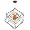 Artika Imperium 9-light Chandelier, Black & Gold