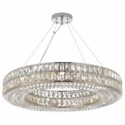 Harrison Lane Crystal Nimbus Ring Chandelier Modern/Contemporary Lighting