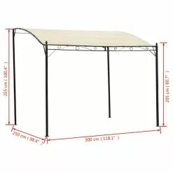 Vida XL International B.V. VidaXL Gazebo Cream White Outdoor Garden Marquee Party Wedding Tent Canopy -Ceiling Lighting Shop 75f1d9070c116499 1735 w800 h800 b1 p0