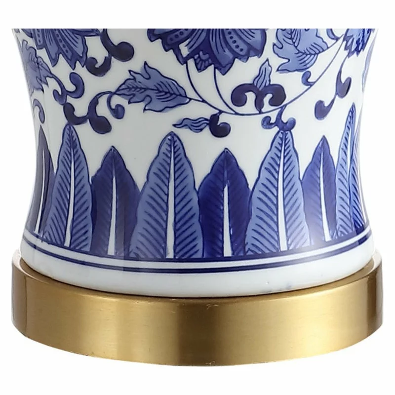 JONATHAN Y Jennifer 25.75" Ceramic Led Table Lamp, Blue And White, Set Of 2 7 JONATHAN Y Jennifer 25.75" Ceramic Led Table Lamp, Blue And White, Set Of 2 - Image 7