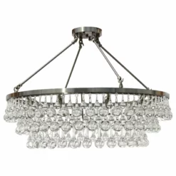 Lightupmyhome Celeste 32" Glass Drop Chandelier, Chrome, Hanging Or Flush Mount 6 Lightupmyhome Celeste 32" Glass Drop Chandelier, Chrome, Hanging Or Flush Mount -Ceiling Lighting Shop 7731cc700dcc3501 5913 w800 h800 b1 p0