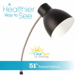 OttLite Technologies OttLite Wellness Series Adjust LED Desk Lamp, Matte Black -Ceiling Lighting Shop 77f171b00e173b13 8201 w800 h800 b1 p0