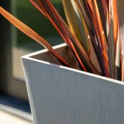 Veradek Midland Tall Square Planter, Gray, 26'' -Ceiling Lighting Shop 79b1e2af01795bfb 3137 w800 h800 b0 p0