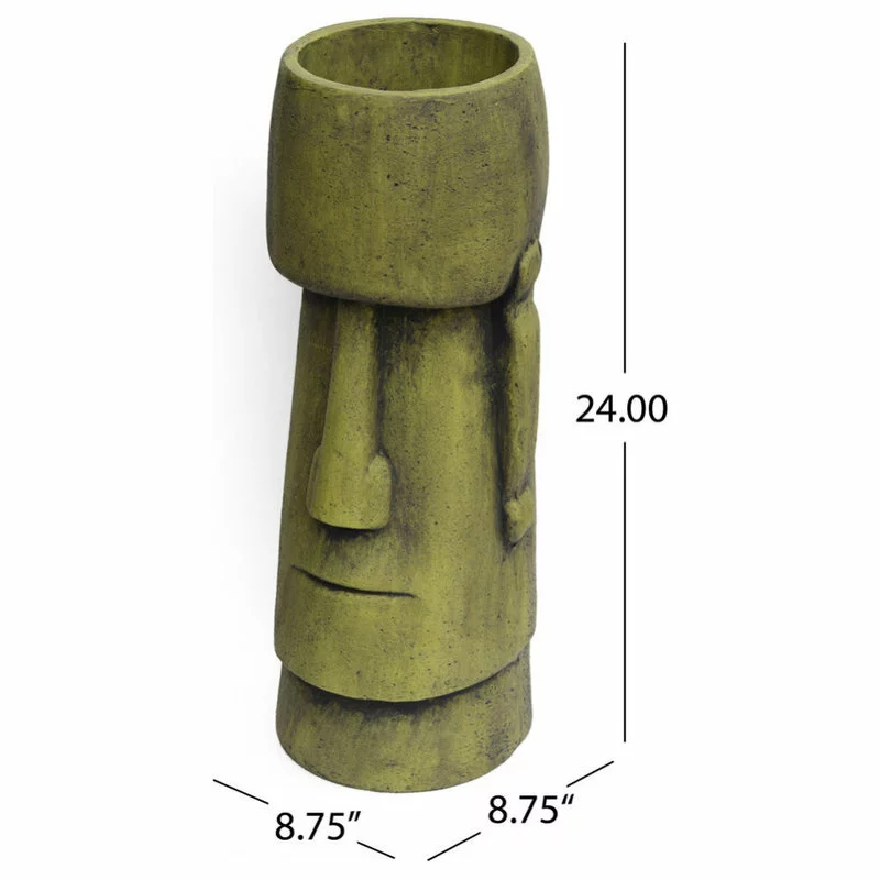 GDFStudio Major Outdoor Easter Island Tiki Urn 3 GDFStudio Major Outdoor Easter Island Tiki Urn - Image 3