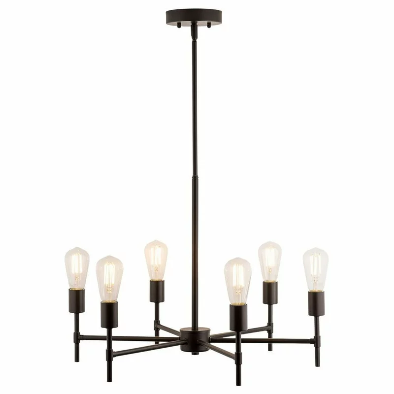 Linea Di Liara Bella Chandelier With Bulb, Bronze 3 Linea Di Liara Bella Chandelier With Bulb, Bronze - Image 3