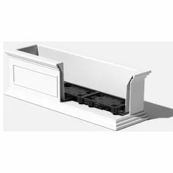 Veradek Brixton Planter Box, 36", White -Ceiling Lighting Shop 7aa12ef901802cbb 6907 w800 h800 b1 p0
