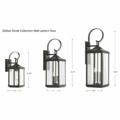 Progress Lighting P560021 Gibbes Street 15" Tall Outdoor Wall - Black -Ceiling Lighting Shop 7ae14c6901eb0847 9137 w800 h800 b1 p0