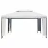 Vida XL International B.V. VidaXL Gazebo White Patio Outdoor Marquee Wedding Party Tent Shade Shelter