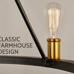 Kira Home Jericho 36" Rustic Farmhouse Wagon Wheel Chandelier, Round Kitchen -Ceiling Lighting Shop 7c01365e0de6ac14 8480 w800 h800 b0 p0