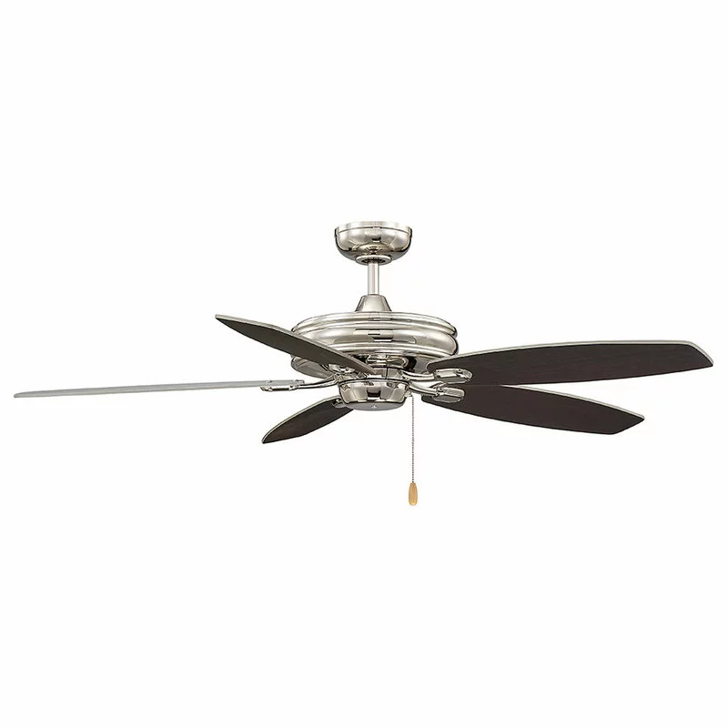 Savoy House Kentwood 5-Blade Ceiling Fan, Polished Nickel 2 Savoy House Kentwood 5-Blade Ceiling Fan, Polished Nickel - Image 2